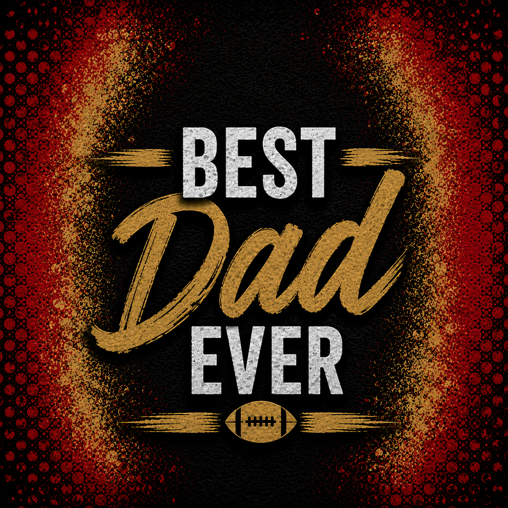 Red and Gold Sports Inspired Wrap – Digital Download