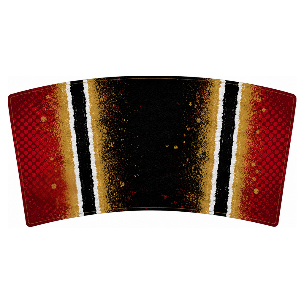 Red and Gold Sports Inspired Wrap – Digital Download