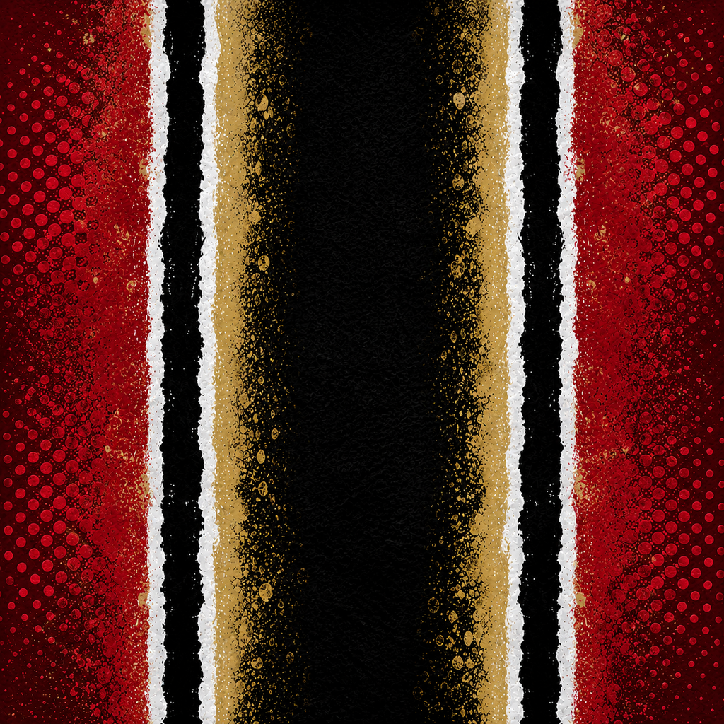 Red and Gold Sports Inspired Wrap – Digital Download