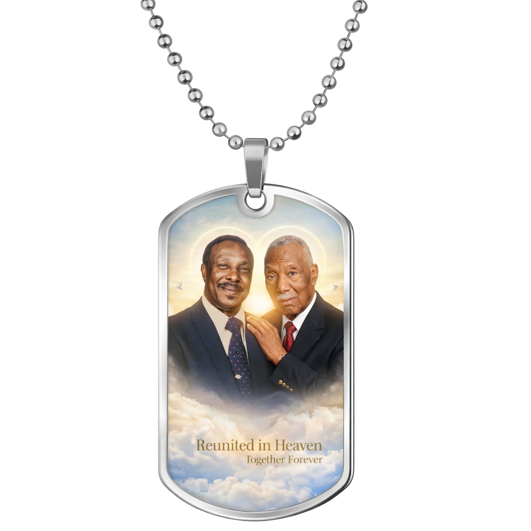 Memorial Photo Dog Tag – Pastor’s Family Collection
