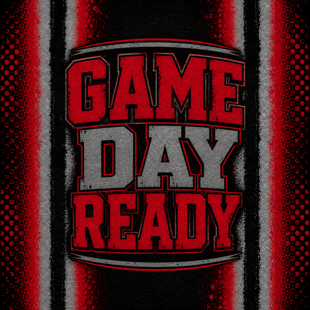 Red/Pewter/Black Sports Inspired Wrap – Digital Download