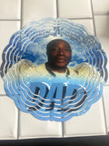 Custom Memorial Wind Spinner – Outdoor Keepsake