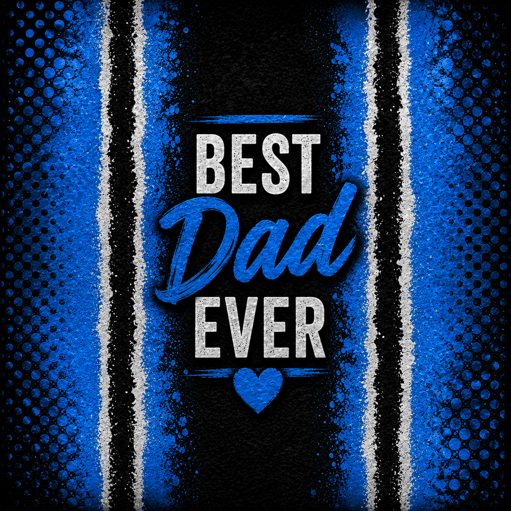 Blue & Black Sports Inspired Koozie Wrap – Digital Download