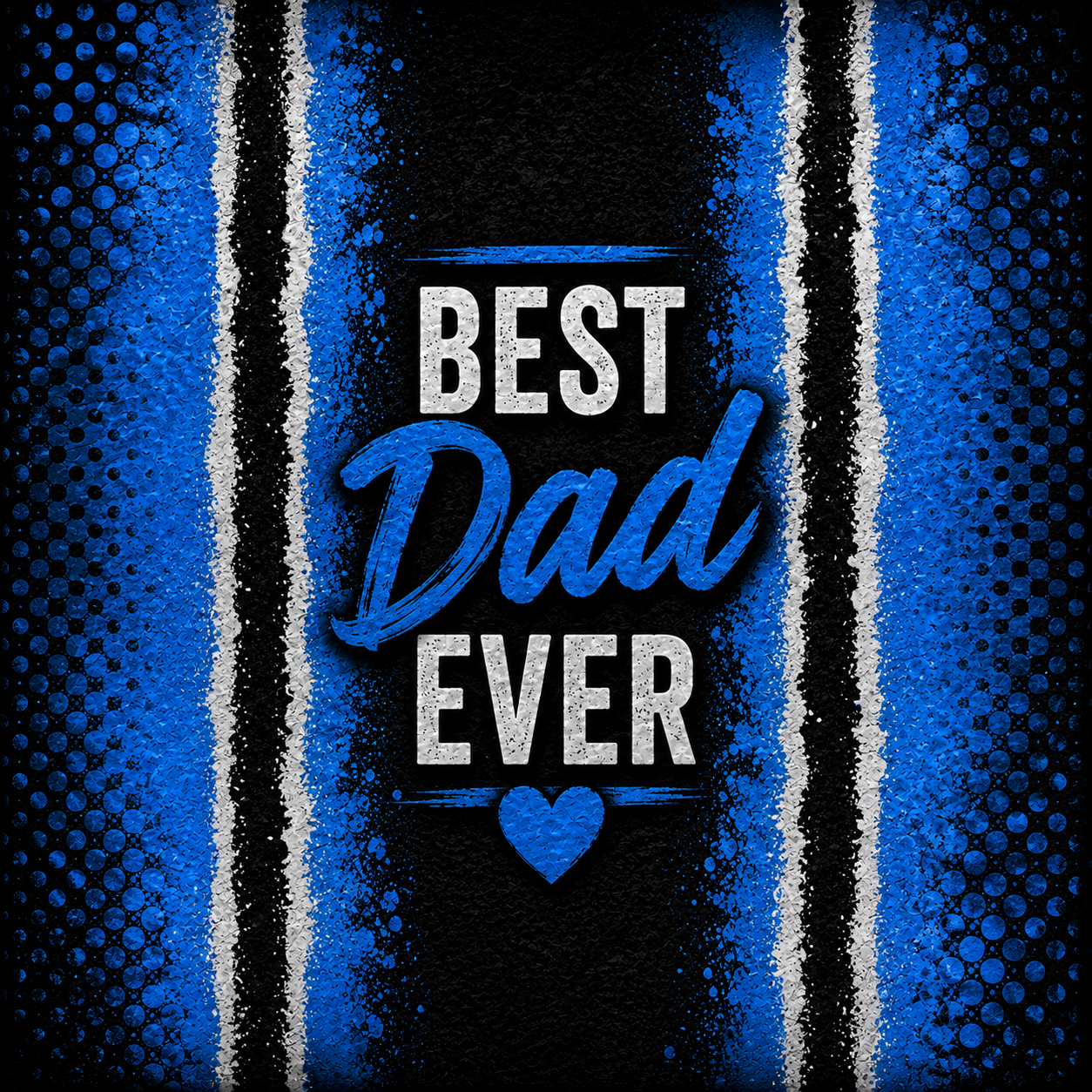 Blue & Black Sports Inspired Koozie Wrap – Digital Download