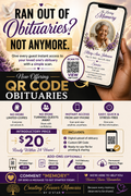 QR Code Obituary Service