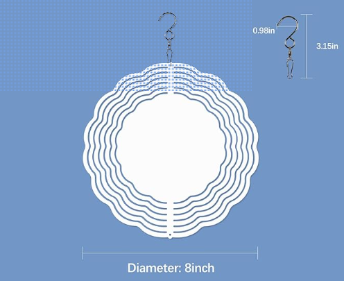 Custom Memorial Wind Spinner – Outdoor Keepsake