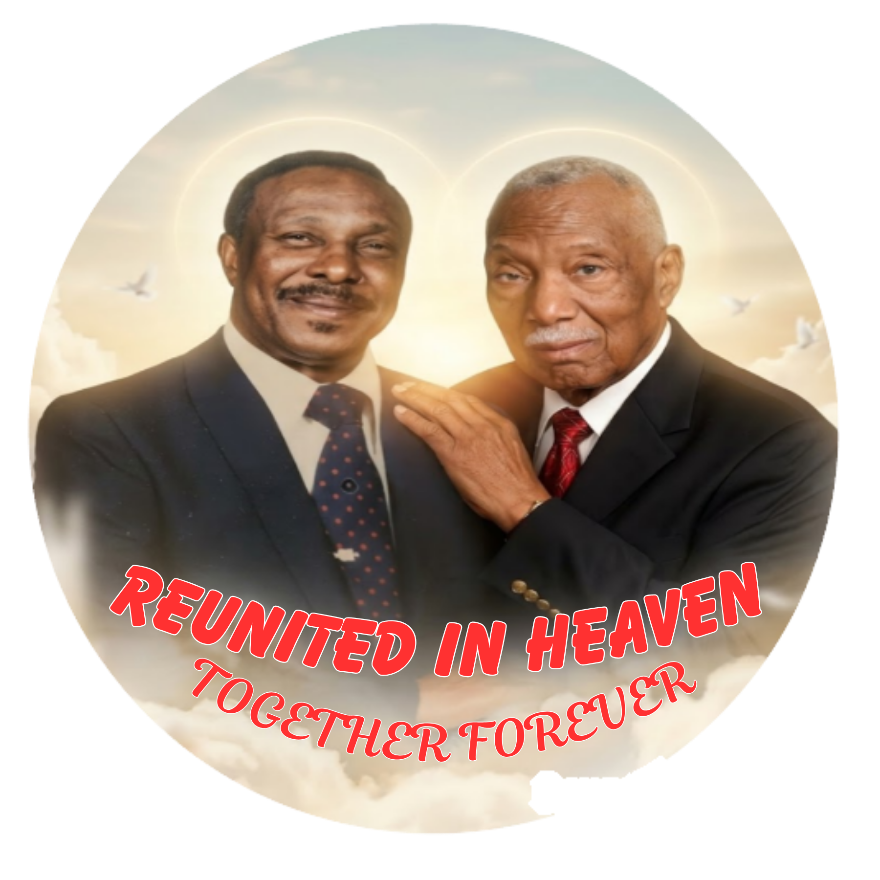 Memorial Photo Buttons – Pastor’s Family Collection